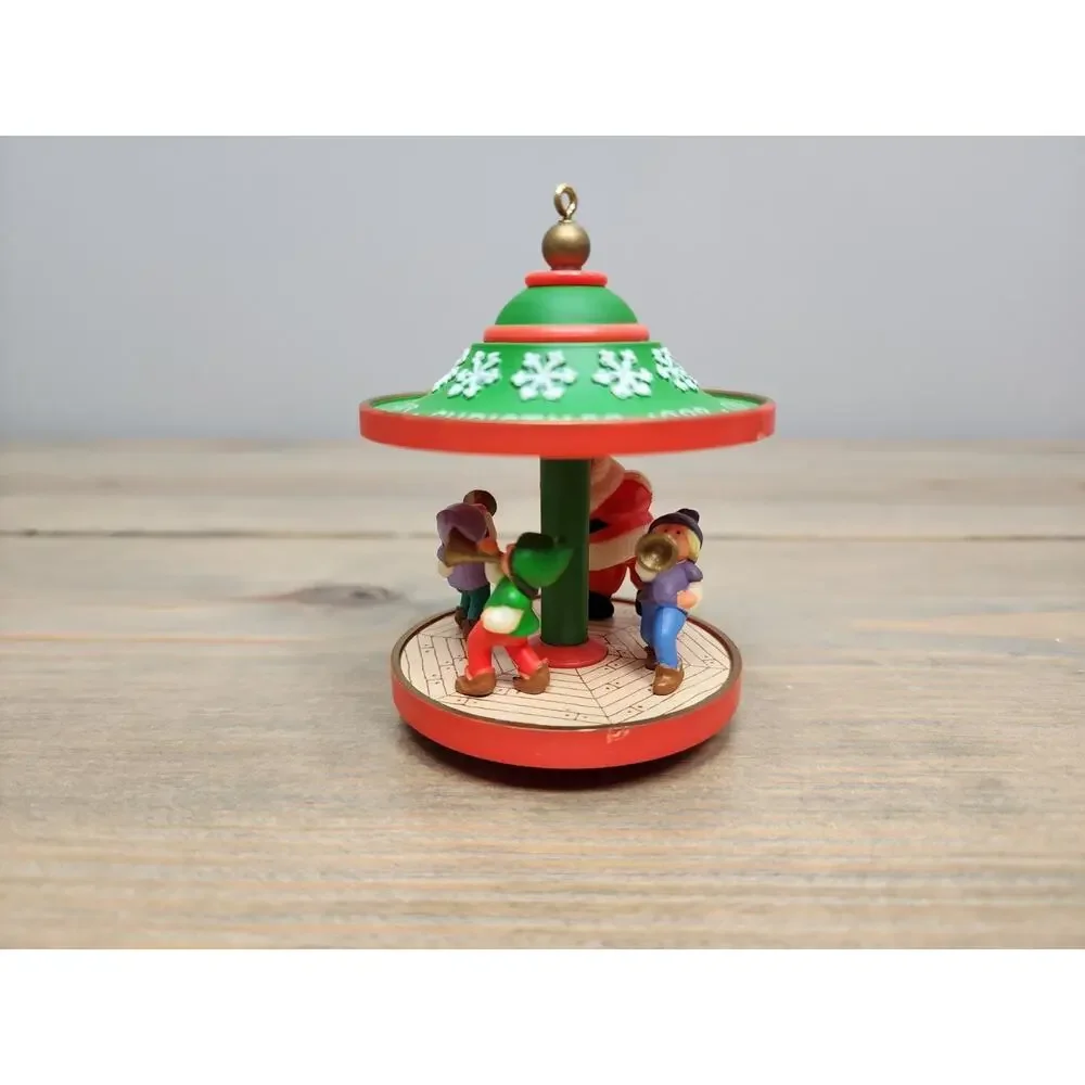 Hallmark 1983 Santa & Friends Carousel Christmas Ornament